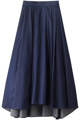 【エブール/ebure】 【店舗限定】ダンガリーライトコットン デニムギャザーロングスカート人気、トレンドファッション・服の通販 founy(ファニー) ファッション Fashion レディースファッション Ladies' Fashion Online スカート Skirt ロングスカート Long Skirt ギャザー Gather デニム Denim フロント Front ロング Long エレガント 上品 Elegant 再入荷 Restock/Back In Stock/Re Arrival 夏 Summer 春 Spring S/S・春夏 Ss・Spring/Summer |ID:prp329100004497602