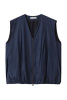 【エブール/ebure】の【店舗限定】ダンガリーライトコットン デニムブルゾンライクジレ 人気、トレンドファッション・服の通販 founy(ファニー) ファッション Fashion レディースファッション Ladies' Fashion Online アウター Coat Outerwear ジャケット Jackets ブルゾン Blouson/Jackets ジャケット Jacket スピンドル Spindle デニム Denim バルーン Balloon ベスト Vest ボトム Bottom エレガント 上品 Elegant 再入荷 Restock/Back In Stock/Re Arrival |ID:prp329100004497603