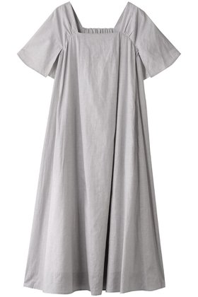 【エブール/ebure】の【店舗限定】スラブリネン ハーフスリーブワンピース 人気、トレンドファッション・服の通販 founy(ファニー) ファッション Fashion レディースファッション Fashion for Women ワンピース Dresses チュニック Tunic Tops & Dresses シャンブレー Chambray, Denim-Like Fabric スクエア Square, Square Shape チュニック Tunic, Long Top フレア Flare, Flared リネン Linen, Linen Fabric 夏 Summer |ID:prp329100004497606