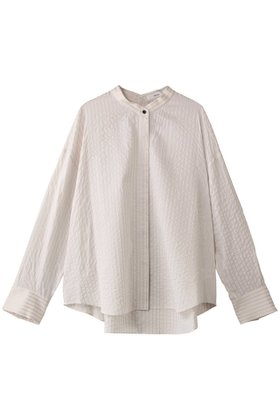 【エブール/ebure】の【店舗限定】ソフトストライプ バンドカラーシャツ 人気、トレンドファッション・服の通販 founy(ファニー) ファッション Fashion レディースファッション WOMEN トップス・カットソー Tops/Tshirt シャツ/ブラウス Shirts/Blouses ストライプ Stripe スリーブ Sleeve ベーシック Basic ロング Long エレガント 上品 Elegant |ID:prp329100004497614