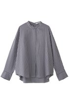 【エブール/ebure】の【店舗限定】ソフトストライプ バンドカラーシャツ ネイビー|ID: prp329100004497614 ipo3291000000031728545
