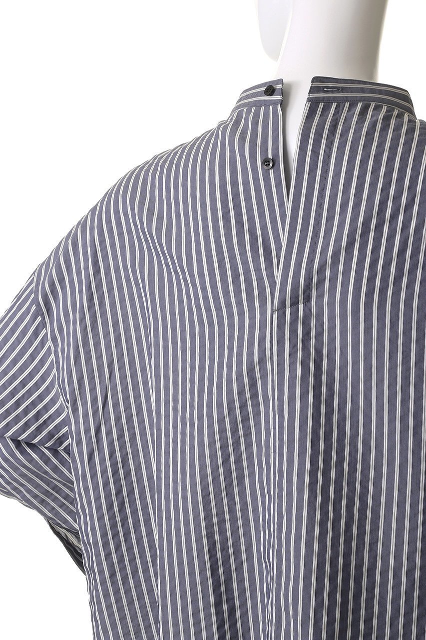 【エブール/ebure】の【店舗限定】ソフトストライプ バンドカラーシャツ 人気、トレンドファッション・服の通販 founy(ファニー) 　ファッション　Fashion　レディースファッション　WOMEN　トップス・カットソー　Tops/Tshirt　シャツ/ブラウス　Shirts/Blouses　ストライプ　Stripe　スリーブ　Sleeve　ベーシック　Basic　ロング　Long　エレガント 上品　Elegant　other-6|ID: prp329100004497614 ipo3291000000031728551