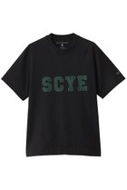 【サイ サイベーシックス/Scye SCYE BASICS】の【SCYE BASICS】30/2 コットンジャージーカレッジロゴTシャツ クロ|ID: prp329100004497625 ipo3291000000032847403