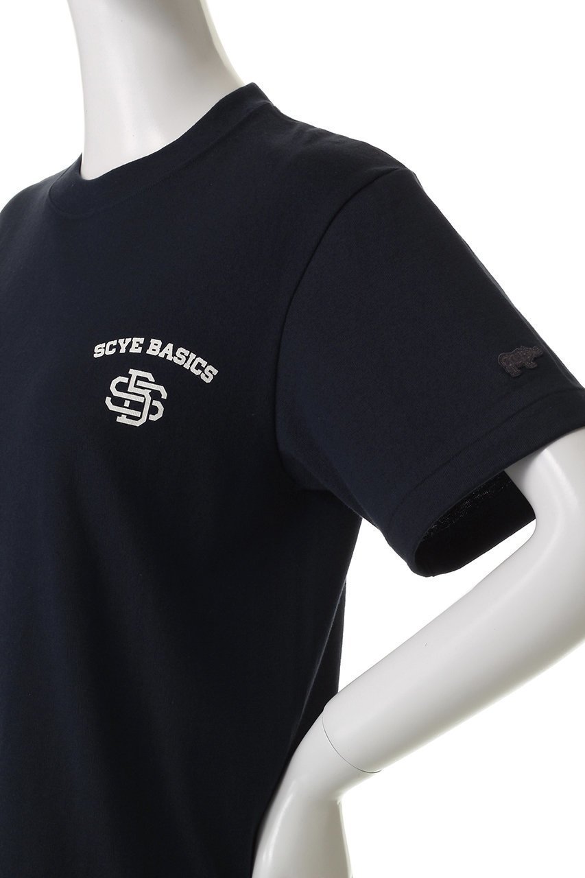 【サイ サイベーシックス/Scye SCYE BASICS】の【SCYE BASICS】30/2 コットンジャージーモノグラムロゴTシャツ 人気、トレンドファッション・服の通販 founy(ファニー) 　ファッション　Fashion　レディースファッション　Fashion for Women　トップス・カットソー　Cut & Sew Tops　シャツ・ブラウス・オフィスカジュアル　Elegant Blouses & Button-Ups　ロングTシャツ・Tシャツ　Longline T-Shirts & Tees　カットソー・ベーシックTシャツ　Cut-and-Sewn Tops / Stretch Tees & Basics　ショート　Short, Short Length　スリーブ　Sleeve, Long Sleeve / Short Sleeve　エレガント 上品　Elegant　定番　Standard, Basic Item　other-5|ID: prp329100004497626 ipo3291000000032847471