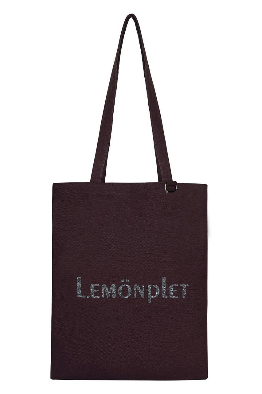 【レモンプレット/Lemonplet】のLUMIE GLITTER LOGO CANVAS BAG インテリア・キッズ・メンズ・レディースファッション・服の通販 founy(ファウニー) 　ファッション　Fashion　レディースファッション　Fashion for Women　バッグ　Bags　キャンバス　Canvas, Canvas Fabric　スタイリッシュ　Stylish, Fashionable　チャーム　Charm, Pendant　フィット　Fit, Slim Fit　ポケット　Pocket, Pocket Detail　軽量　Lightweight, Ultra Light　BORDEAUX & GREY|ID: prp329100004497629 ipo3291000000036926451