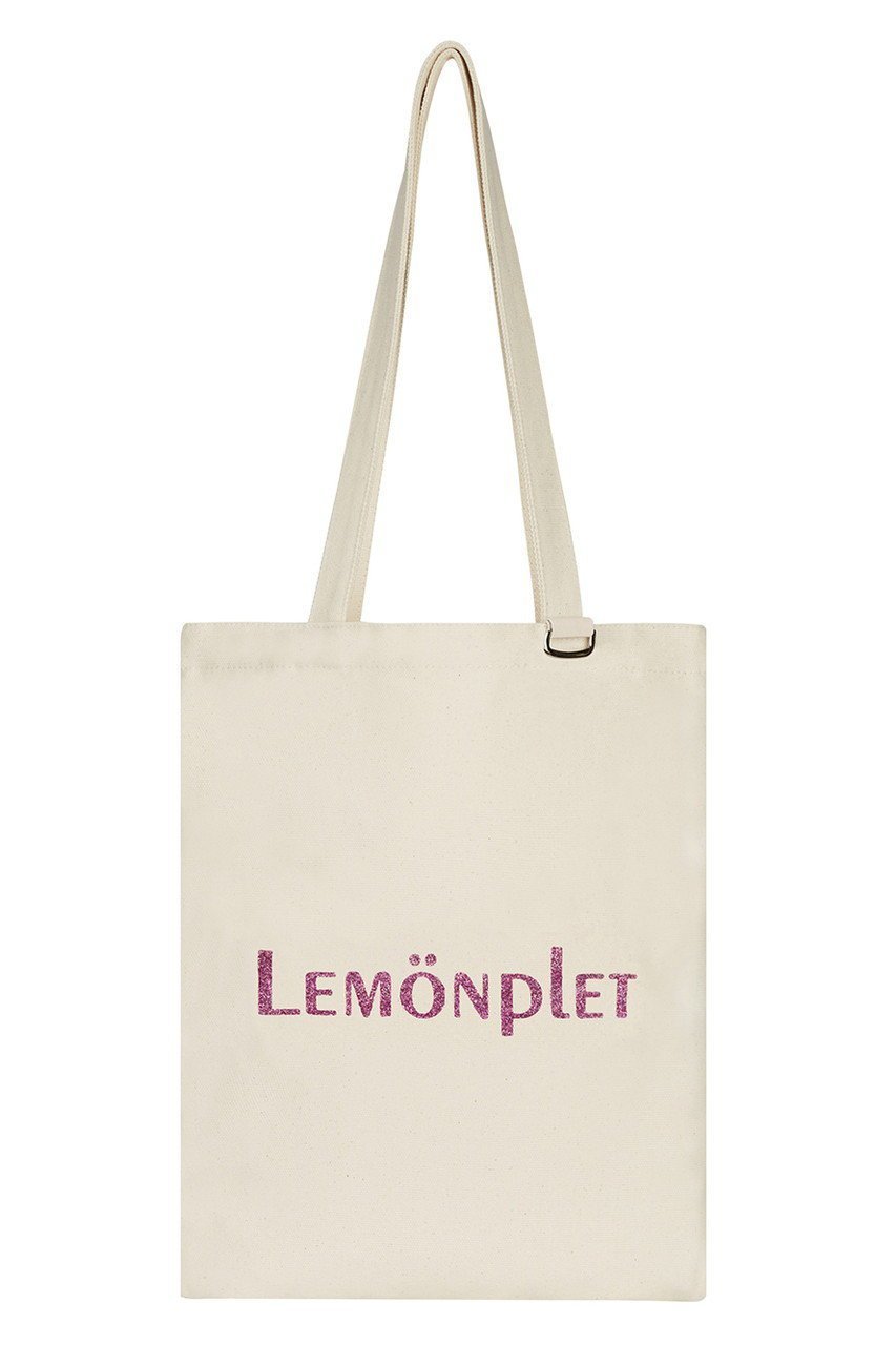 【レモンプレット/Lemonplet】のLUMIE GLITTER LOGO CANVAS BAG インテリア・キッズ・メンズ・レディースファッション・服の通販 founy(ファウニー) 　ファッション　Fashion　レディースファッション　Fashion for Women　バッグ　Bags　キャンバス　Canvas, Canvas Fabric　スタイリッシュ　Stylish, Fashionable　チャーム　Charm, Pendant　フィット　Fit, Slim Fit　ポケット　Pocket, Pocket Detail　軽量　Lightweight, Ultra Light　CREAM & PINK|ID: prp329100004497629 ipo3291000000036926453