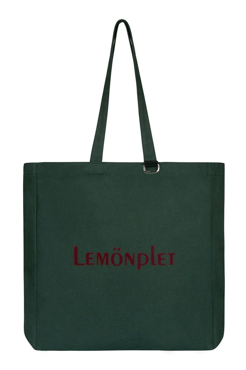 【レモンプレット/Lemonplet】のLUMI LOGO CANVAS BAG インテリア・キッズ・メンズ・レディースファッション・服の通販 founy(ファニー) 　ファッション　Fashion　レディースファッション　Fashion for Women　バッグ　Bags　キャンバス　Canvas, Canvas Fabric　スタイリッシュ　Stylish, Fashionable　チャーム　Charm, Pendant　フィット　Fit, Slim Fit　ベルベット　Velvet, Velvety　ポケット　Pocket, Pocket Detail　軽量　Lightweight, Ultra Light　フォレストグリーン&ボルドー|ID: prp329100004497631 ipo3291000000035103125