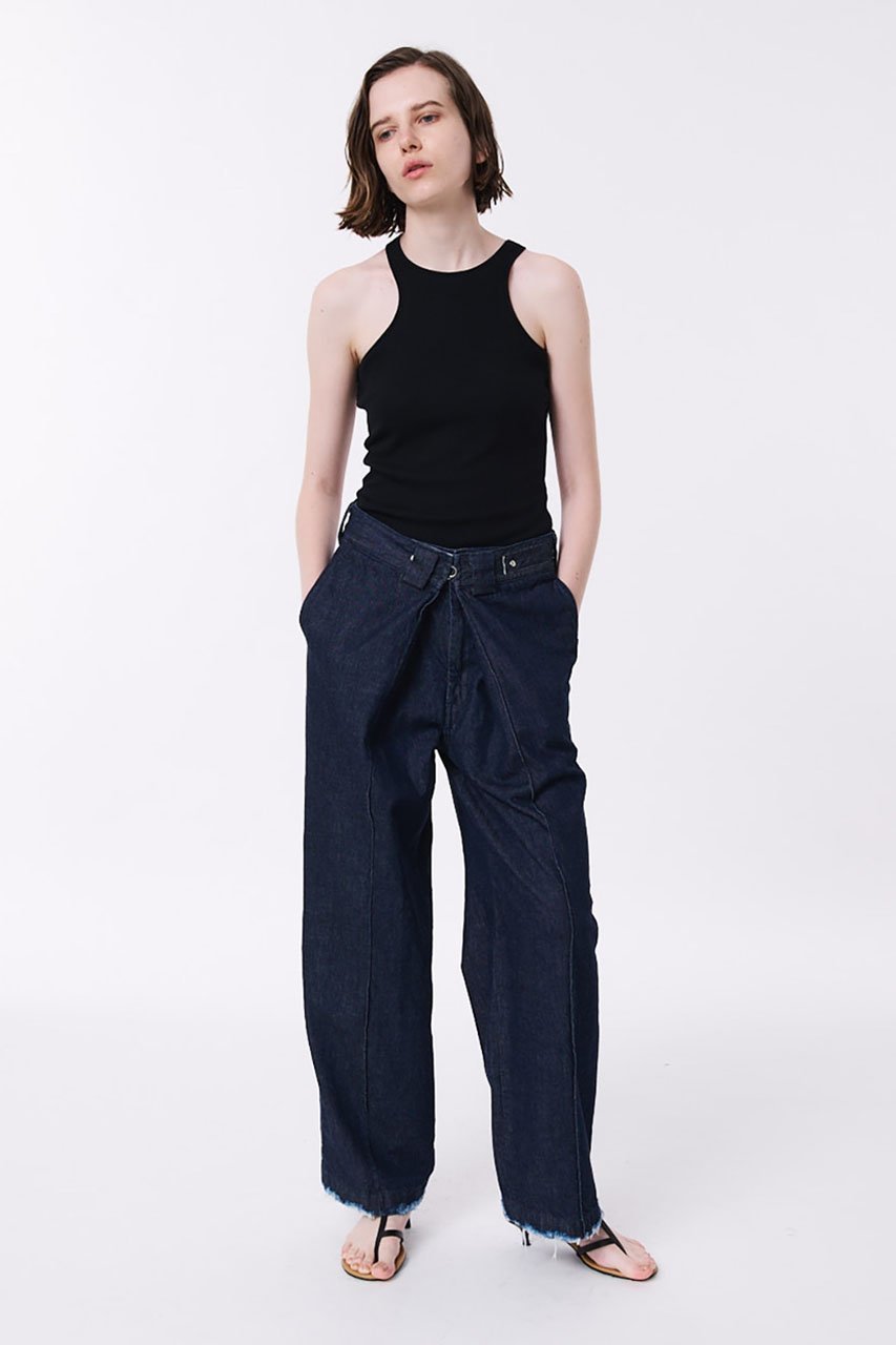 【スタニングルアー/STUNNING LURE】の【KURO】デニムパンツ 人気、トレンドファッション・服の通販 founy(ファニー) 　ファッション　Fashion　レディースファッション　Fashion for Women　パンツ　Pants & Trousers　デニムパンツ・ジーンズ・美脚デニム　Denim Jeans & Pants　コンパクト　Compact, Small Size　デニム　Denim, Jeans Material　ビッグ　Big, Oversized　リラックス　Relax, Relaxed Fit　ワーク　Workwear, Utility Style　別注　Limited Edition, Custom Order　other-8|ID: prp329100004497632 ipo3291000000032808101