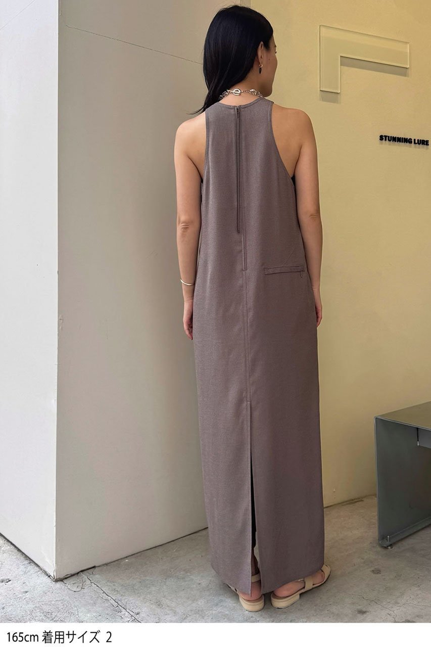 【スタニングルアー/STUNNING LURE】のアメスリワンピース 人気、トレンドファッション・服の通販 founy(ファニー) 　ファッション　Fashion　レディースファッション　Fashion for Women　ワンピース　Dresses　チュニック　Tunic Tops & Dresses　ストレッチ　Stretch, Stretchy Fabric　チュニック　Tunic, Long Top　ツイル　Twist, Twisted Detail　ポケット　Pocket, Pocket Detail　ロング　Long, Long-Length　ワーク　Workwear, Utility Style　再入荷　Restock / Back in Stock　other-7|ID: prp329100004497638 ipo3291000000032150696