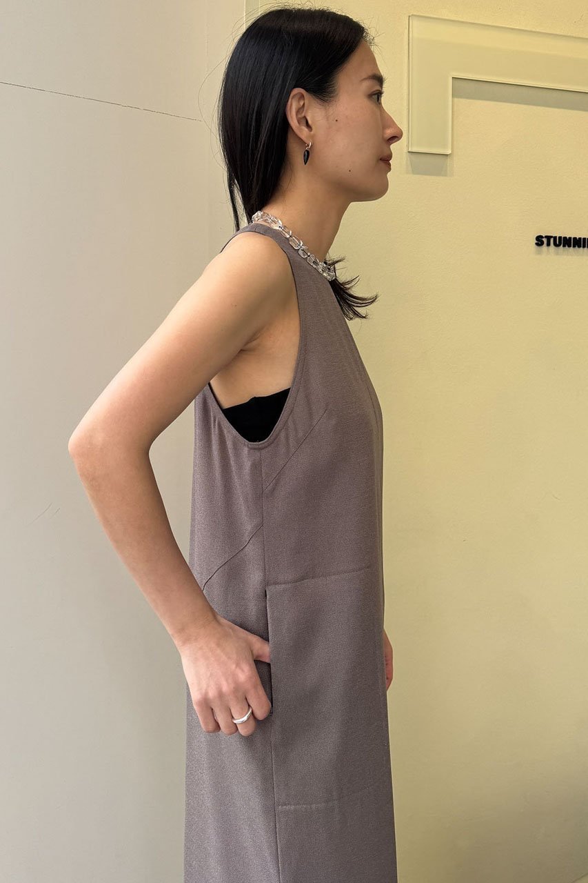 【スタニングルアー/STUNNING LURE】のアメスリワンピース 人気、トレンドファッション・服の通販 founy(ファニー) 　ファッション　Fashion　レディースファッション　Fashion for Women　ワンピース　Dresses　チュニック　Tunic Tops & Dresses　ストレッチ　Stretch, Stretchy Fabric　チュニック　Tunic, Long Top　ツイル　Twist, Twisted Detail　ポケット　Pocket, Pocket Detail　ロング　Long, Long-Length　ワーク　Workwear, Utility Style　再入荷　Restock / Back in Stock　other-8|ID: prp329100004497638 ipo3291000000032150697