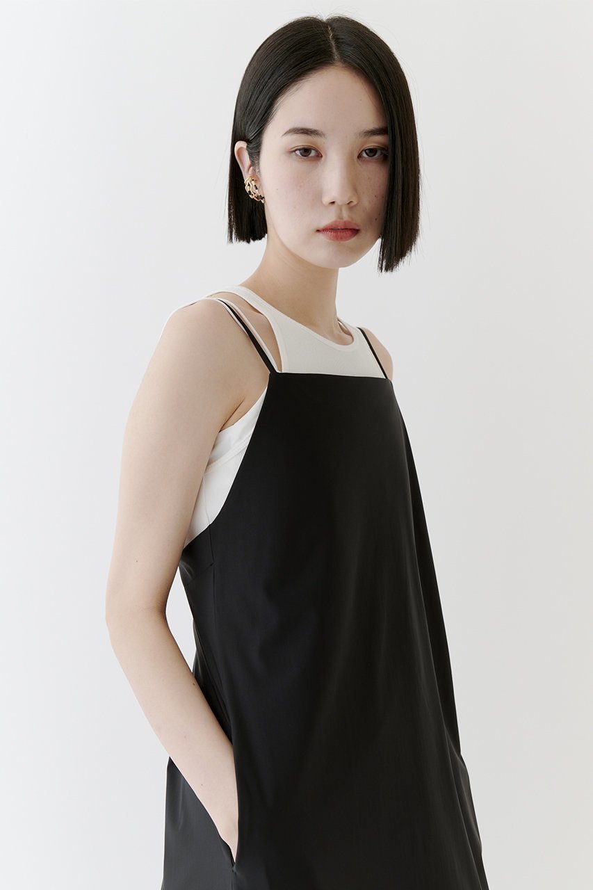 【スタニングルアー/STUNNING LURE】のスイムジャージーIラインワンピース 人気、トレンドファッション・服の通販 founy(ファニー) 　ファッション　Fashion　レディースファッション　WOMEN　ワンピース　Dress　チュニック　Tunic　イタリア　Italy　カーディガン　Cardigan　ジャケット　Jacket　ジャージ　Jersey　ジャージー　Jersey　ストレッチ　Stretch　タンク　Tank　チュニック　Tunic　デコルテ　Decolletage　フロント　Front　ロング　Long　再入荷　Restock/Back In Stock/Re Arrival　おすすめ　Recommend　夏　Summer　旅行　Travel　other-4|ID: prp329100004497641 ipo3291000000032257504
