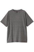 【バトナー/BATONER / MEN】の【MEN】ノルマンディーリネンTシャツ 人気、トレンドファッション・服の通販 founy(ファニー) ファッション Fashion メンズファッション Fashion for Men トップス・カットソー Cut & Sew Tops メンズシャツ Shirts ショート Short, Short Length スリーブ Sleeve, Long Sleeve / Short Sleeve ドレープ Drape, Draping Fabric フランス France, French リネン Linen, Linen Fabric 定番 Standard, Basic Item thumbnail ブラック×ホワイト|ID: prp329100004497647 ipo3291000000032849465