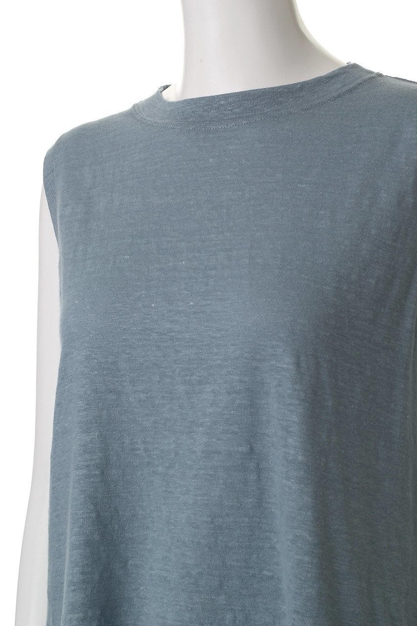 【バトナー/BATONER】のノルマンディーリネンA-ラインノースリーブ 人気、トレンドファッション・服の通販 founy(ファニー) 　ファッション　Fashion　レディースファッション　WOMEN　トップス・カットソー　Tops/Tshirt　キャミソール / ノースリーブ　No Sleeves　シャツ/ブラウス　Shirts/Blouses　ロング / Tシャツ　T-Shirts　カットソー　Cut and Sewn　キャミソール　Camisole　サマー　Summer　タンク　Tank　ドレープ　Drape　ノースリーブ　No Sleeve　フランス　France　リネン　Linen　other-5|ID: prp329100004497651 ipo3291000000031778166