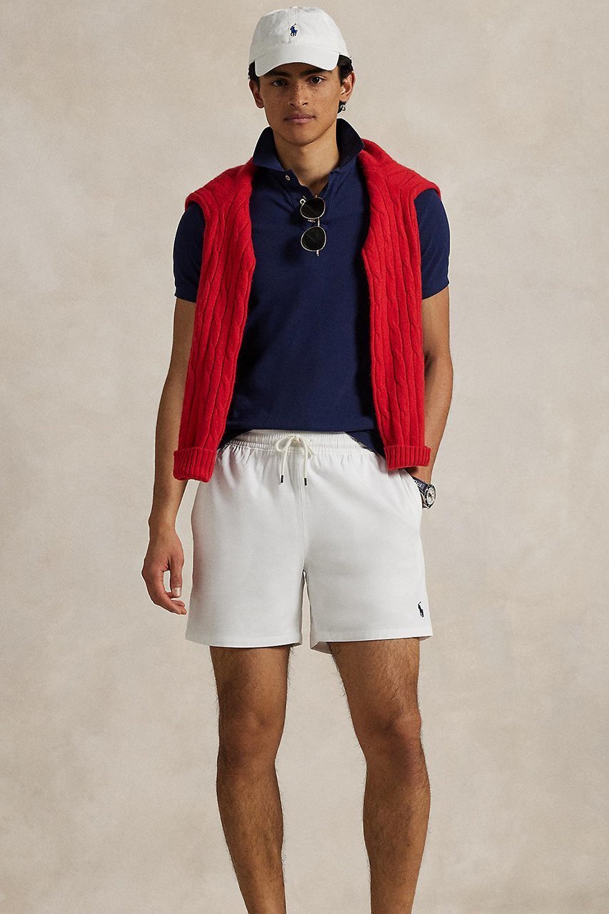 【ラルフローレン/RALPH LAUREN】の【UNISEX】【POLO RALPH LAUREN】5.75インチ トラベラー クラシック スイム パンツ 人気、トレンドファッション・服の通販 founy(ファニー) 　ファッション　Fashion　レディースファッション　WOMEN　パンツ　Pants　ハーフ / ショートパンツ　Short Pants　ユニセックス　Unisex　クラシック　Classic　サマー　Summer　ショート　Short　シンプル　Simple　ストレッチ　Stretch　ドローストリング　Drawstring　フィット　Fit　ポケット　Pocket　メッシュ　Mesh　リゾート　Resort　リラックス　Relax　other-2|ID: prp329100004497659 ipo3291000000032233011