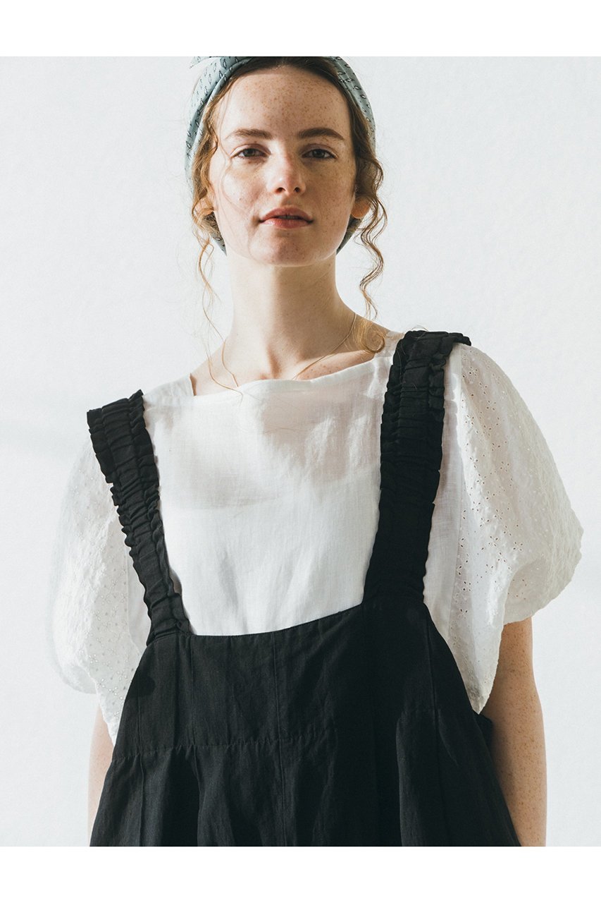 【ネストローブ/nest Robe】のコットンリネンフリルストラップパンツ 人気、トレンドファッション・服の通販 founy(ファニー) 　ファッション　Fashion　レディースファッション　Fashion for Women　パンツ　Pants & Trousers　インナー　Innerwear　シンプル　Simple, Minimal　ノースリーブ　Sleeveless, No-Sleeve　フロント　Front, Front Design　リネン　Linen, Linen Fabric　リラックス　Relax, Relaxed Fit　エレガント 上品　Elegant　other-8|ID: prp329100004497664 ipo3291000000032901474