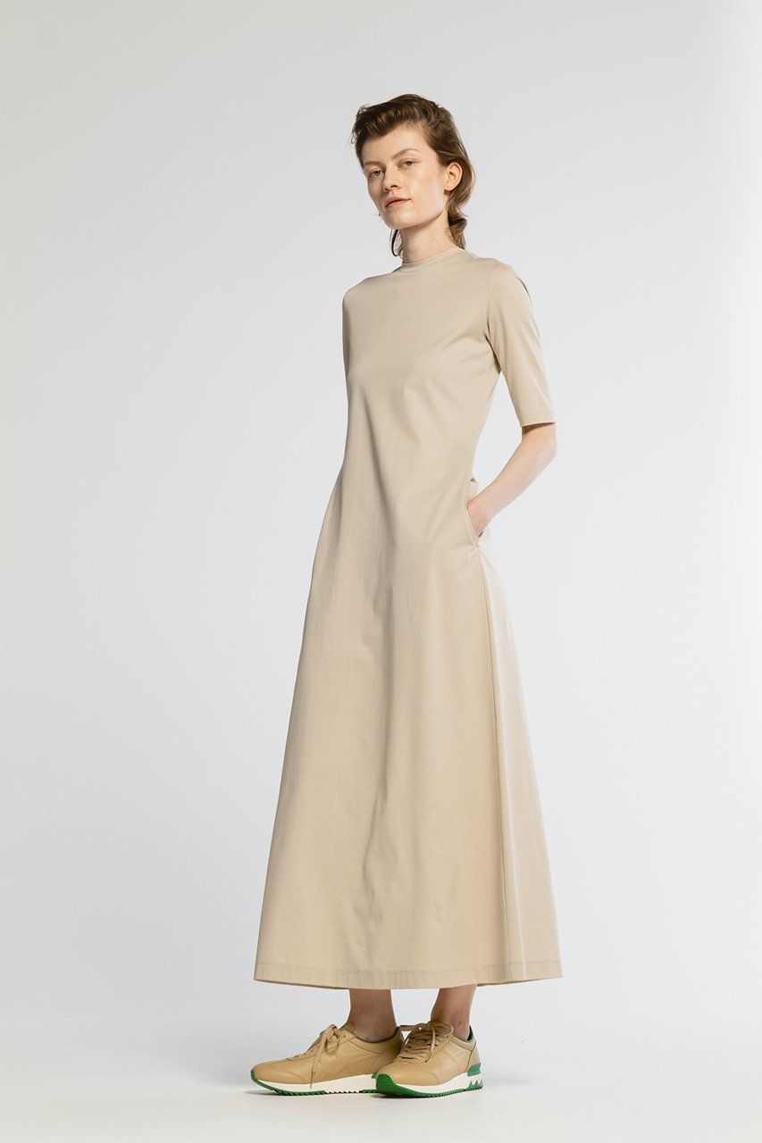 【チノ/CINOH】のCLEFF FLAIREDドレス 人気、トレンドファッション・服の通販 founy(ファニー) 　ファッション　Fashion　レディースファッション　Fashion for Women　ワンピース　Dresses　フォーマル・パーティードレス・結婚式用ドレス　Elegant & Casual Dresses　チュニック　Tunic Tops & Dresses　シューズ　Shoes, Footwear　シンプル　Simple, Minimal　チュニック　Tunic, Long Top　ドレス　Dress, One-Piece　フィット　Fit, Slim Fit　フレア　Flare, Flared　ロング　Long, Long-Length　定番　Standard, Basic Item　other-7|ID: prp329100004497665 ipo3291000000032860877