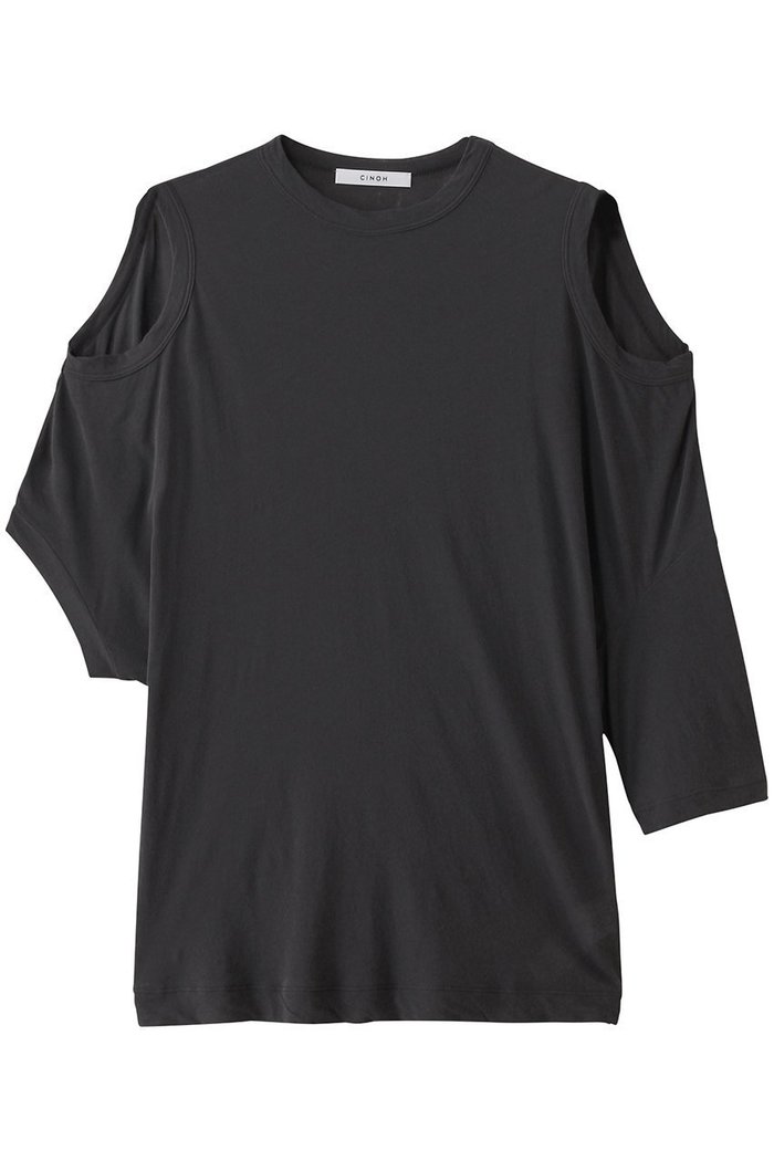 【チノ/CINOH】のSHEF オープンショルダーTシャツ インテリア・キッズ・メンズ・レディースファッション・服の通販 founy(ファニー) https://founy.com/ ファッション Fashion レディースファッション WOMEN トップス・カットソー Tops/Tshirt シャツ/ブラウス Shirts/Blouses ロング / Tシャツ T-Shirts カットソー Cut and Sewn なめらか Smooth インド India ショルダー Shoulder ショート Short スリーブ Sleeve ドレープ Drape エレガント 上品 Elegant 吸水 Water Absorption 夏 Summer 定番 Standard |ID: prp329100004497669 ipo3291000000031728975