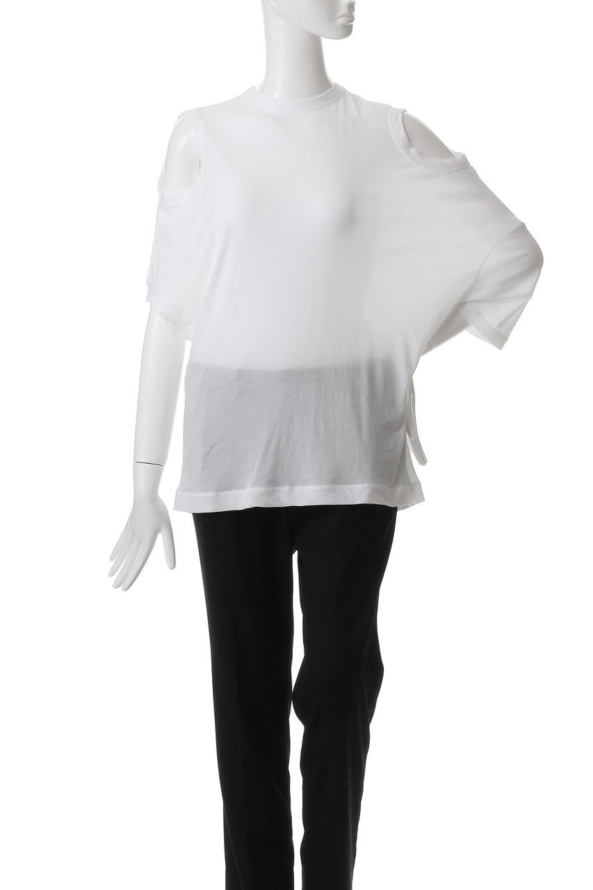 【チノ/CINOH】のSHEF オープンショルダーTシャツ 人気、トレンドファッション・服の通販 founy(ファニー) 　ファッション　Fashion　レディースファッション　WOMEN　トップス・カットソー　Tops/Tshirt　シャツ/ブラウス　Shirts/Blouses　ロング / Tシャツ　T-Shirts　カットソー　Cut and Sewn　なめらか　Smooth　インド　India　ショルダー　Shoulder　ショート　Short　スリーブ　Sleeve　ドレープ　Drape　エレガント 上品　Elegant　吸水　Water Absorption　夏　Summer　定番　Standard　NEW・新作・新着・新入荷　New Arrivals　other-2|ID: prp329100004497669 ipo3291000000031728979