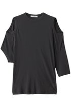 【チノ/CINOH】のSHEF オープンショルダーTシャツ チャコールグレー|ID:prp329100004497669