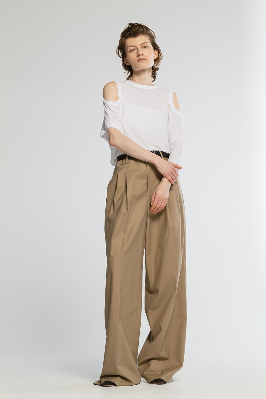 【チノ/CINOH】のSHEF オープンショルダーTシャツ 人気、トレンドファッション・服の通販 founy(ファニー) 　ファッション　Fashion　レディースファッション　Fashion for Women　トップス・カットソー　Cut & Sew Tops　シャツ・ブラウス・オフィスカジュアル　Elegant Blouses & Button-Ups　ロングTシャツ・Tシャツ　Longline T-Shirts & Tees　カットソー・ベーシックTシャツ　Cut-and-Sewn Tops / Stretch Tees & Basics　なめらか　Smooth, Silky Texture　インド　Indian Textile　ショルダー　Shoulder, Shoulder Strap　ショート　Short, Short Length　スリーブ　Sleeve, Long Sleeve / Short Sleeve　ドレープ　Drape, Draping Fabric　エレガント 上品　Elegant　吸水　Absorbent, Quick-Dry　夏　Summer　定番　Standard, Basic Item　other-6|ID: prp329100004497669 ipo3291000000032811330