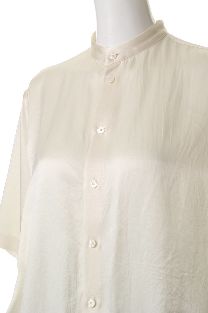 【チノ/CINOH】のサテンドレープブラウス 人気、トレンドファッション・服の通販 founy(ファニー) 　ファッション　Fashion　レディースファッション　WOMEN　トップス・カットソー　Tops/Tshirt　シャツ/ブラウス　Shirts/Blouses　サテン　Satin　ショート　Short　シンプル　Simple　スタイリッシュ　Stylish　スリーブ　Sleeve　ドレープ　Drape　ボトム　Bottom　定番　Standard　NEW・新作・新着・新入荷　New Arrivals　other-5|ID: prp329100004497671 ipo3291000000031728999