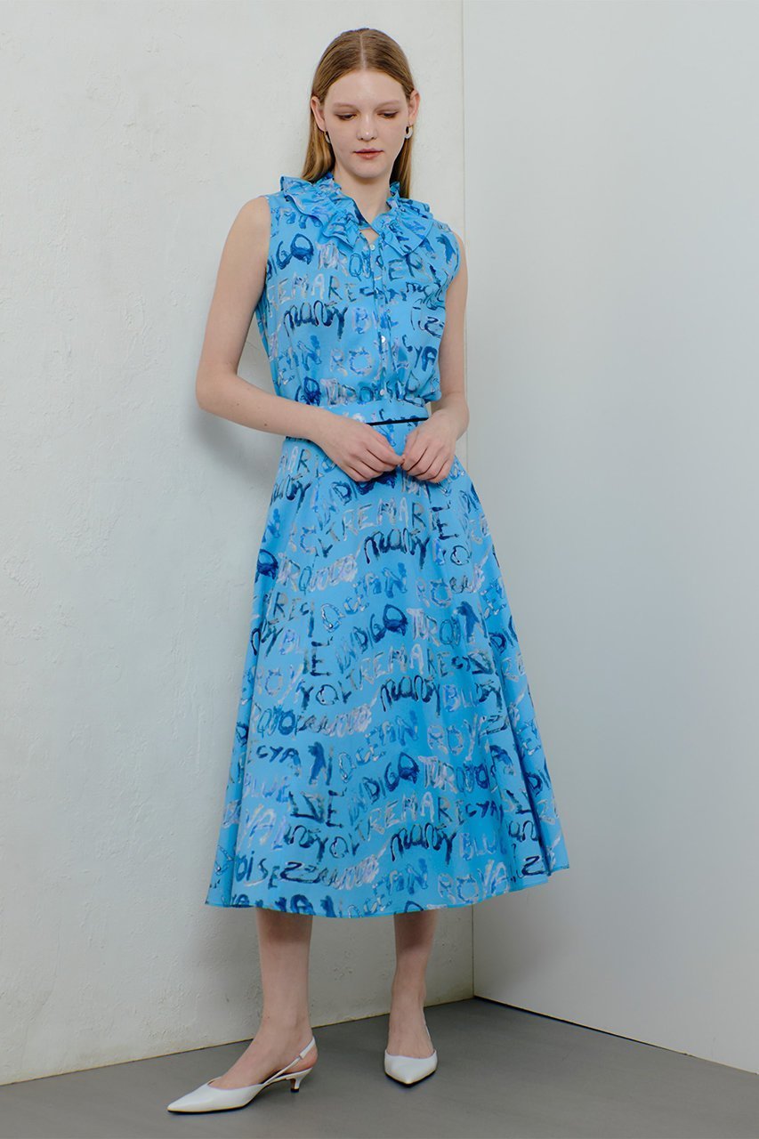 【アルアバイル/allureville】のPUNTOGLIOフレアスカート 人気、トレンドファッション・服の通販 founy(ファニー) 　ファッション　Fashion　レディースファッション　Fashion for Women　スカート　Skirts　Aライン・フレアスカート　A-Line & Flared Skirts　イタリア　Italy　フレア　Flare, Flared　プリント　Print, Printed Pattern　リボン　Ribbon, Bow　エレガント 上品　Elegant　再入荷　Restock / Back in Stock　夏　Summer　other-6|ID: prp329100004497680 ipo3291000000032707199