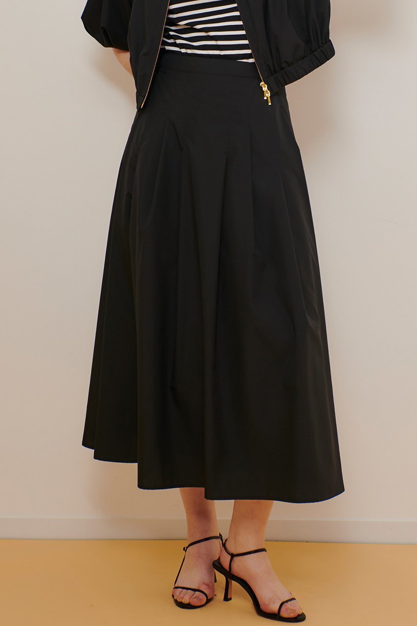 【アルアバイル/allureville】のマットタフタアンイーブンタックスカート 人気、トレンドファッション・服の通販 founy(ファニー) 　ファッション　Fashion　レディースファッション　Fashion for Women　スカート　Skirts　ロングスカート　Long Skirts / Maxi & Midi Skirts　デニム　Denim, Jeans Material　フィット　Fit, Slim Fit　ポケット　Pocket, Pocket Detail　ロング　Long, Long-Length　other-5|ID: prp329100004497684 ipo3291000000032707218