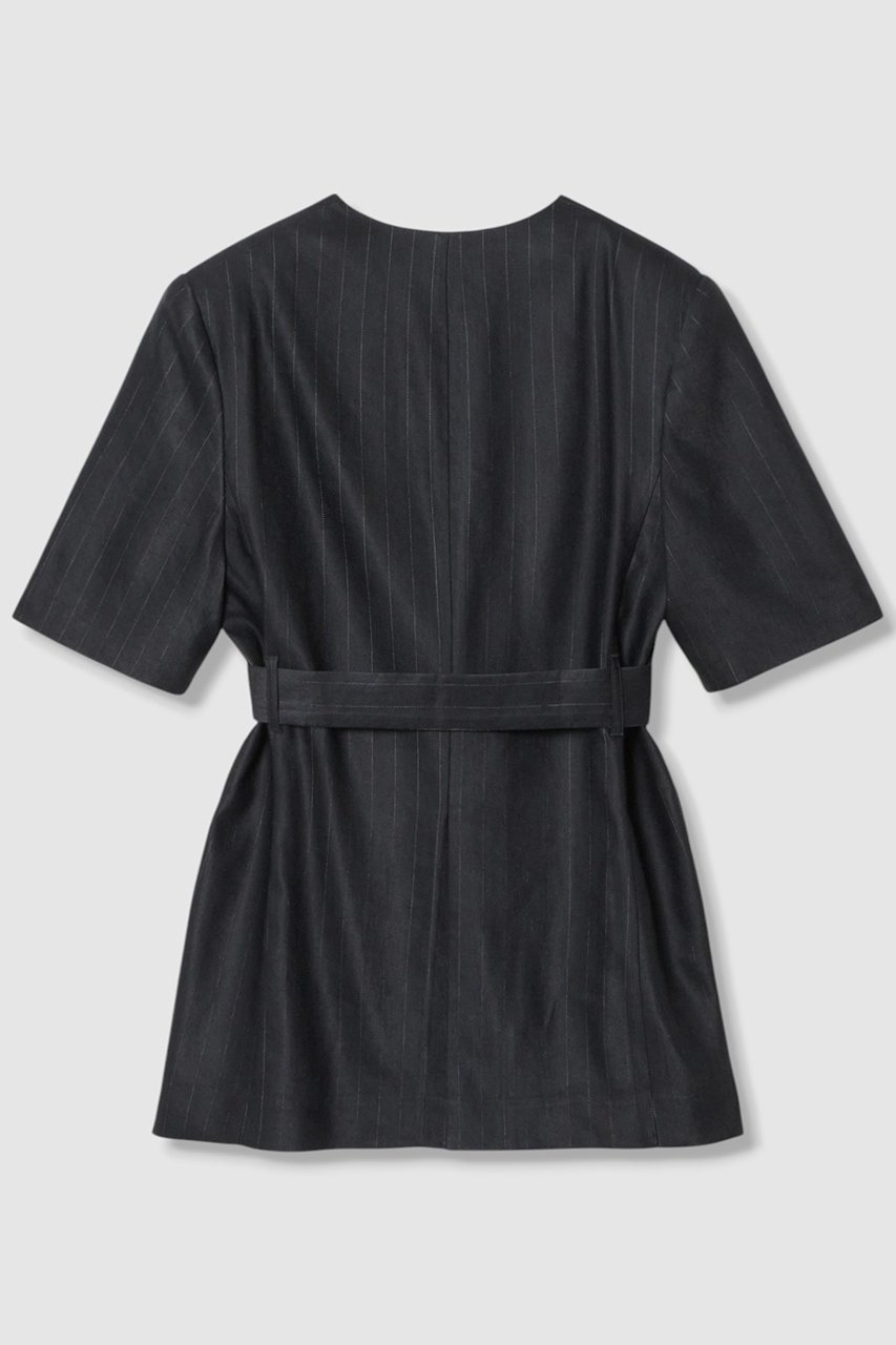 【アルアバイル/allureville】のNALYAハーフスリーブジャケット 人気、トレンドファッション・服の通販 founy(ファニー) 　ファッション　Fashion　レディースファッション　Fashion for Women　アウター　Coat / Outerwear Collection　レディースジャケット・軽アウター　Jackets　おすすめ　Recommended / Our Picks　イタリア　Italy　インナー　Innerwear　サテン　Satin, Glossy Fabric　ジャケット　Jacket, Outerwear　スリーブ　Sleeve, Long Sleeve / Short Sleeve　デニム　Denim, Jeans Material　ハーフ　Half, Half-Length　ミドル　Middle Length, Mid Height　夏　Summer　春　Spring　S/S・春夏　SS, Spring/Summer, Warm Season　羽織　Haori, Light Jacket　other-4|ID: prp329100004497685 ipo3291000000032793360