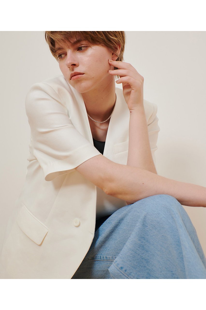 【アルアバイル/allureville】のNALYAハーフスリーブジャケット 人気、トレンドファッション・服の通販 founy(ファニー) ファッション Fashion レディースファッション Fashion for Women アウター Coat / Outerwear Collection レディースジャケット・軽アウター Jackets おすすめ Recommended / Our Picks イタリア Italy インナー Innerwear サテン Satin, Glossy Fabric ジャケット Jacket, Outerwear スリーブ Sleeve, Long Sleeve / Short Sleeve デニム Denim, Jeans Material ハーフ Half, Half-Length ミドル Middle Length, Mid Height 夏 Summer 春 Spring S/S・春夏 SS, Spring/Summer, Warm Season 羽織 Haori, Light Jacket other-3|ID: prp329100004497685 ipo3291000000035310769