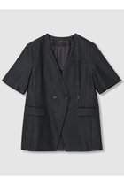 【アルアバイル/allureville】のNALYAハーフスリーブジャケット ネイビー|ID:prp329100004497685