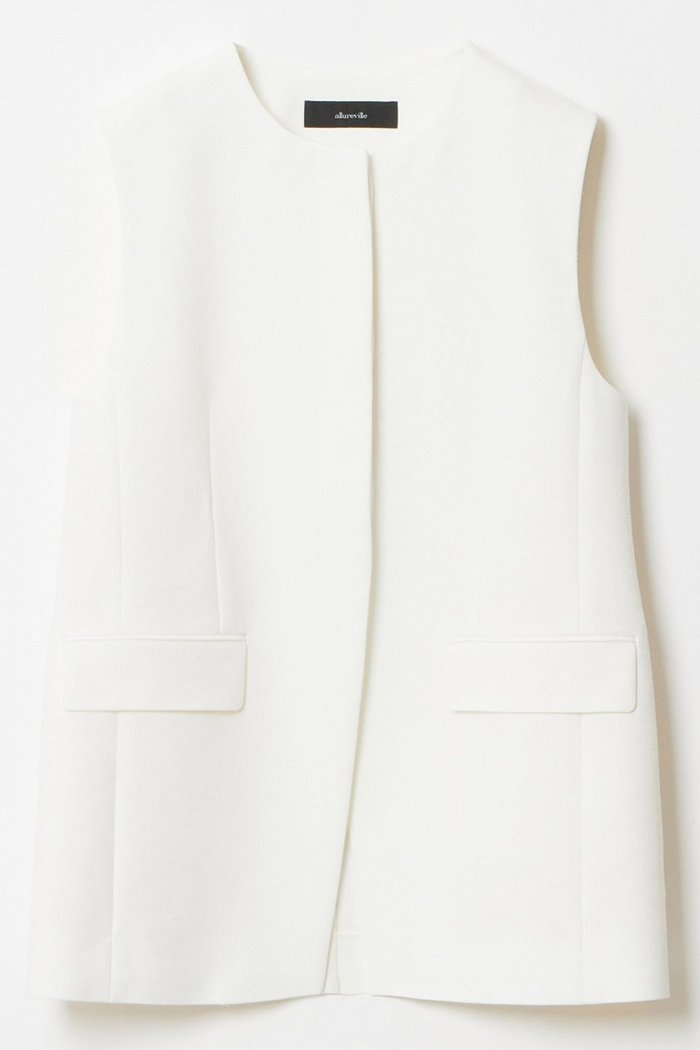 【アルアバイル/allureville】のリネン混ジレ インテリア・キッズ・メンズ・レディースファッション・服の通販 founy(ファニー) https://founy.com/ ファッション Fashion レディースファッション Fashion for Women アウター Coat / Outerwear Collection レディースジャケット・軽アウター Jackets おすすめ Recommended / Our Picks ジャケット Jacket, Outerwear セットアップ Set-Up, Coordinated Outfit デニム Denim, Jeans Material ベスト Vest, Waistcoat リネン Linen, Linen Fabric 夏 Summer 春 Spring S/S・春夏 SS, Spring/Summer, Warm Season |ID: prp329100004497686 ipo3291000000032707219