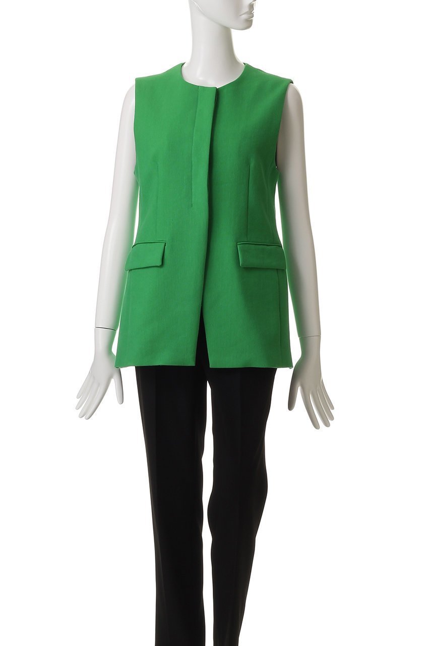 【アルアバイル/allureville】のリネン混ジレ 人気、トレンドファッション・服の通販 founy(ファニー) 　ファッション　Fashion　レディースファッション　Fashion for Women　アウター　Coat / Outerwear Collection　レディースジャケット・軽アウター　Jackets　おすすめ　Recommended / Our Picks　ジャケット　Jacket, Outerwear　セットアップ　Set-Up, Coordinated Outfit　デニム　Denim, Jeans Material　ベスト　Vest, Waistcoat　リネン　Linen, Linen Fabric　再入荷　Restock / Back in Stock　夏　Summer　春　Spring　S/S・春夏　SS, Spring/Summer, Warm Season　other-2|ID: prp329100004497686 ipo3291000000035054252