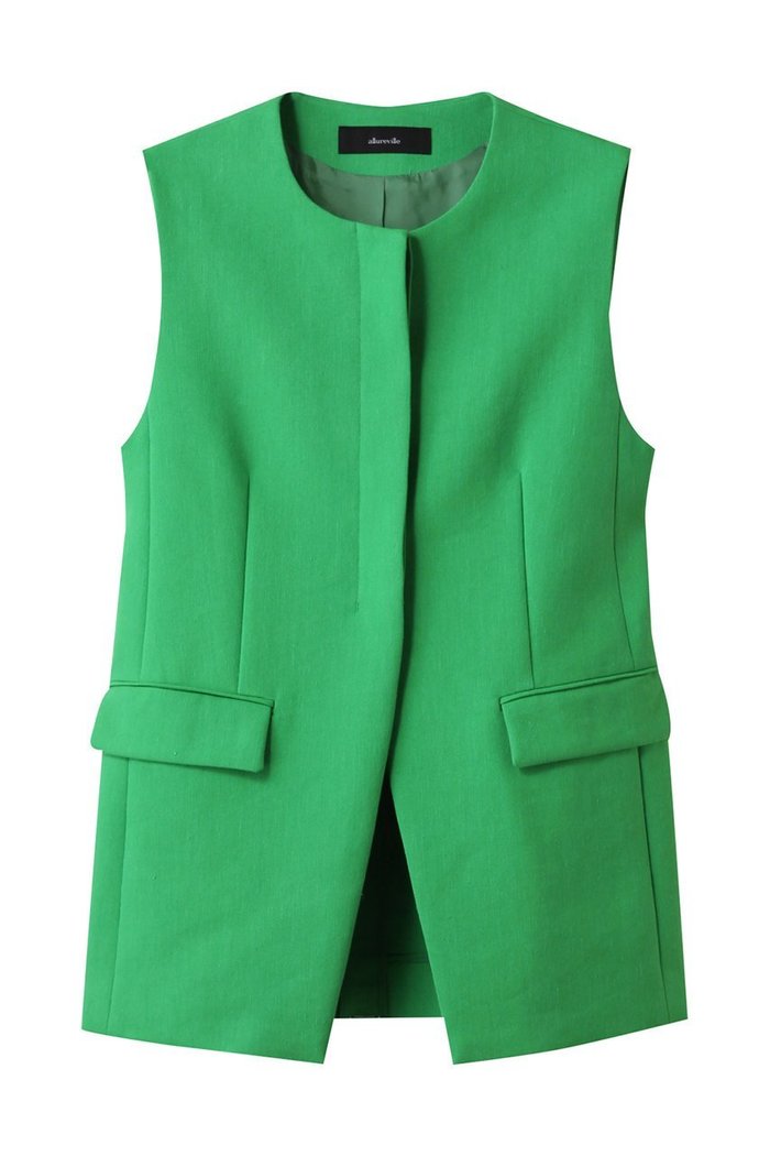 【アルアバイル/allureville】のリネン混ジレ インテリア・キッズ・メンズ・レディースファッション・服の通販 founy(ファニー) https://founy.com/ ファッション Fashion レディースファッション Fashion for Women アウター Coat / Outerwear Collection レディースジャケット・軽アウター Jackets おすすめ Recommended / Our Picks ジャケット Jacket, Outerwear セットアップ Set-Up, Coordinated Outfit デニム Denim, Jeans Material ベスト Vest, Waistcoat リネン Linen, Linen Fabric 夏 Summer 春 Spring S/S・春夏 SS, Spring/Summer, Warm Season |ID: prp329100004497686 ipo3291000000036107320