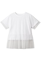 【アルアバイル/allureville】の【Loulou Willoughby】チュールレイヤードT 人気、トレンドファッション・服の通販 founy(ファニー) ファッション Fashion レディースファッション WOMEN トップス・カットソー Tops/Tshirt シャツ/ブラウス Shirts/Blouses ロング / Tシャツ T-Shirts カットソー Cut and Sewn ショート Short スリーブ Sleeve チュール Tulle ドット Dot フェミニン Feminine NEW・新作・新着・新入荷 New Arrivals thumbnail オフホワイト|ID: prp329100004497687 ipo3291000000031729113