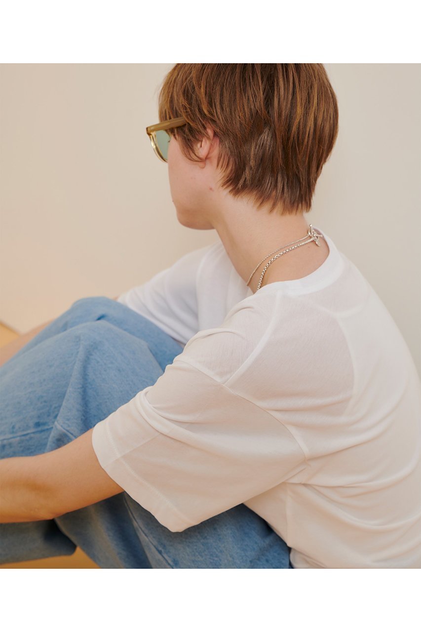 【アルアバイル/allureville】のクロップT 人気、トレンドファッション・服の通販 founy(ファニー) 　ファッション　Fashion　レディースファッション　Fashion for Women　トップス・カットソー　Cut & Sew Tops　シャツ・ブラウス・オフィスカジュアル　Elegant Blouses & Button-Ups　ロングTシャツ・Tシャツ　Longline T-Shirts & Tees　カットソー・ベーシックTシャツ　Cut-and-Sewn Tops / Stretch Tees & Basics　クロップド　Cropped, Short Length　ショート　Short, Short Length　シンプル　Simple, Minimal　スリーブ　Sleeve, Long Sleeve / Short Sleeve　トレンド　Trend, Trending Now　バランス　Balance, Style Balance　再入荷　Restock / Back in Stock　other-7|ID: prp329100004497689 ipo3291000000035054362