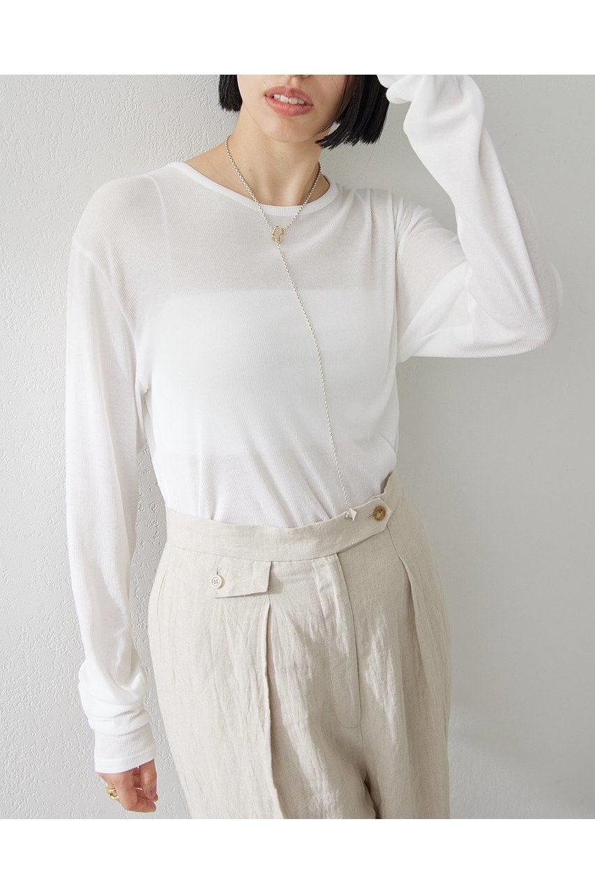 【ウィムガゼット/Whim Gazette】の【myporter】ロングスリーブTシャツ 人気、トレンドファッション・服の通販 founy(ファニー) 　ファッション　Fashion　レディースファッション　WOMEN　トップス・カットソー　Tops/Tshirt　シャツ/ブラウス　Shirts/Blouses　ロング / Tシャツ　T-Shirts　カットソー　Cut and Sewn　スタンダード　Standard　スリーブ　Sleeve　テレコ　Tereko　ロング　Long　NEW・新作・新着・新入荷　New Arrivals　 other-1|ID: prp329100004497690 ipo3291000000031729134