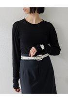 【ウィムガゼット/Whim Gazette】の【myporter】ロングスリーブTシャツ 人気、トレンドファッション・服の通販 founy(ファニー) ファッション Fashion レディースファッション WOMEN トップス・カットソー Tops/Tshirt シャツ/ブラウス Shirts/Blouses ロング / Tシャツ T-Shirts カットソー Cut and Sewn スタンダード Standard スリーブ Sleeve テレコ Tereko ロング Long NEW・新作・新着・新入荷 New Arrivals thumbnail ブラック|ID: prp329100004497690 ipo3291000000031729136