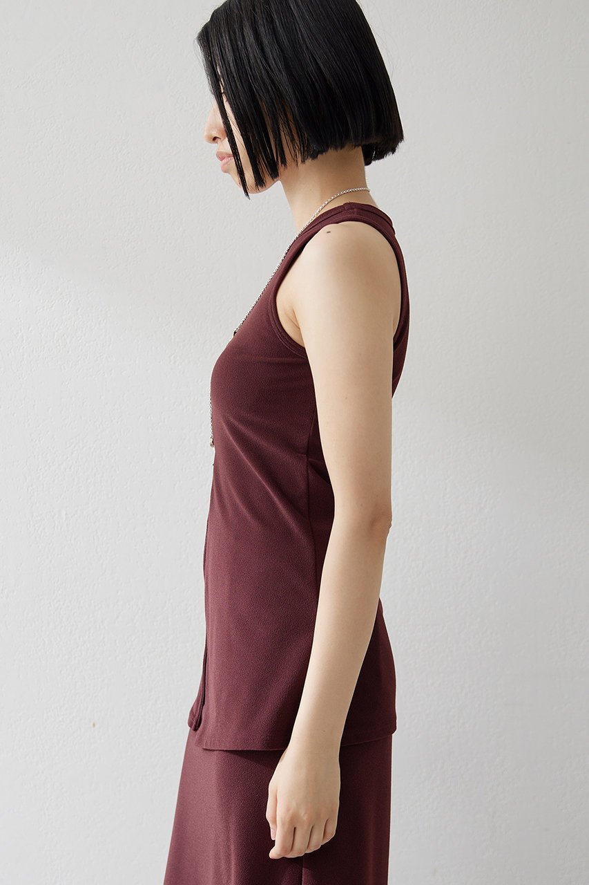 【ウィムガゼット/Whim Gazette】の〈水着〉タンクトップ 人気、トレンドファッション・服の通販 founy(ファニー) 　ファッション　Fashion　レディースファッション　Ladies' Fashion Online　水着　Swimwear　水着　Swimwear　アメリカン　American　イタリア　Italy　ストレッチ　Stretch　スポーツ　Sports　スリット　Slit　スリーブ　Sleeve　タンク　Tank　フロント　Front　夏　Summer　水着　Swimsuit　other-3|ID: prp329100004497694 ipo3291000000032523721