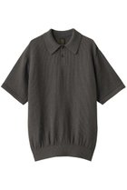 【バトナー/BATONER / MEN】の【MEN】OX サマーニットポロショートスリーブ 人気、トレンドファッション・服の通販 founy(ファニー) ファッション Fashion メンズファッション Fashion for Men トップス・カットソー Cut & Sew Tops ニット・セーター / 定番トップス Knit Tops & Sweaters シアー Sheer, See-Through ショート Short, Short Length スリーブ Sleeve, Long Sleeve / Short Sleeve デニム Denim, Jeans Material ボトム Bottoms, Lower Wear 夏 Summer thumbnail グレー|ID: prp329100004497698 ipo3291000000032924980