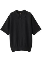 【バトナー/BATONER / MEN】の【MEN】OX サマーニットポロショートスリーブ 人気、トレンドファッション・服の通販 founy(ファニー) ファッション Fashion メンズファッション Fashion for Men トップス・カットソー Cut & Sew Tops ニット・セーター / 定番トップス Knit Tops & Sweaters シアー Sheer, See-Through ショート Short, Short Length スリーブ Sleeve, Long Sleeve / Short Sleeve デニム Denim, Jeans Material ボトム Bottoms, Lower Wear 夏 Summer thumbnail ブラック|ID: prp329100004497698 ipo3291000000032924987