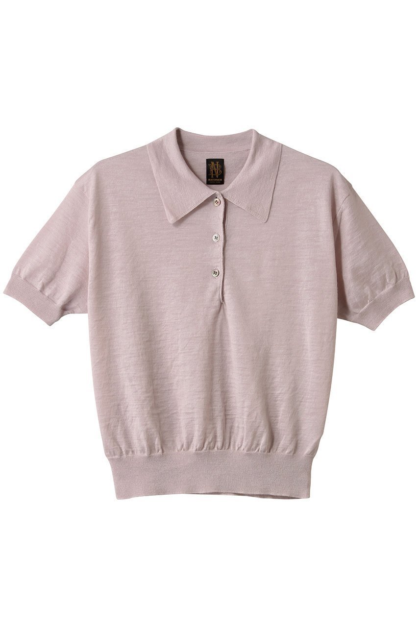 【バトナー/BATONER】のCHOMA ポロショートスリーブ 人気、トレンドファッション・服の通販 founy(ファニー) 　ファッション　Fashion　レディースファッション　WOMEN　トップス・カットソー　Tops/Tshirt　ニット　Knit Tops　プルオーバー　Pullover　スリム　Slim　夏　Summer　NEW・新作・新着・新入荷　New Arrivals　 other-1|ID: prp329100004497699 ipo3291000000031729207