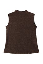 【アナイ/ANAYI】のリンクルシャーリングノースリプルオーバー ブラウン|ID: prp329100004497701 ipo3291000000032850454