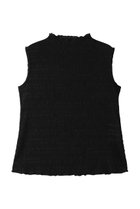 【アナイ/ANAYI】のリンクルシャーリングノースリプルオーバー ブラック|ID: prp329100004497701 ipo3291000000032850460