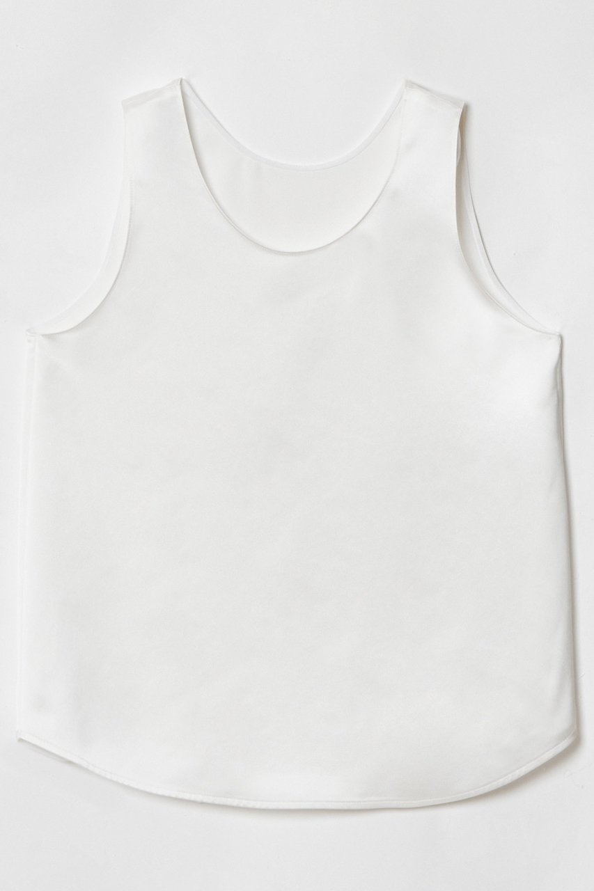【アルアバイル/allureville】のサテンタンクブラウス 人気、トレンドファッション・服の通販 founy(ファニー) 　ファッション　Fashion　レディースファッション　Fashion for Women　トップス・カットソー　Cut & Sew Tops　キャミソール&ノースリーブ　Camisoles & Sleeveless Tops　シャツ・ブラウス・オフィスカジュアル　Elegant Blouses & Button-Ups　インナー　Innerwear　エレガント 上品　Elegant　サテン　Satin, Glossy Fabric　シンプル　Simple, Minimal　ジャケット　Jacket, Outerwear　タンク　Tank Top, Sleeveless Top　ノースリーブ　Sleeveless, No-Sleeve　ブルゾン　Blouson, Bomber Jacket　 other-1|ID: prp329100004497703 ipo3291000000032906713