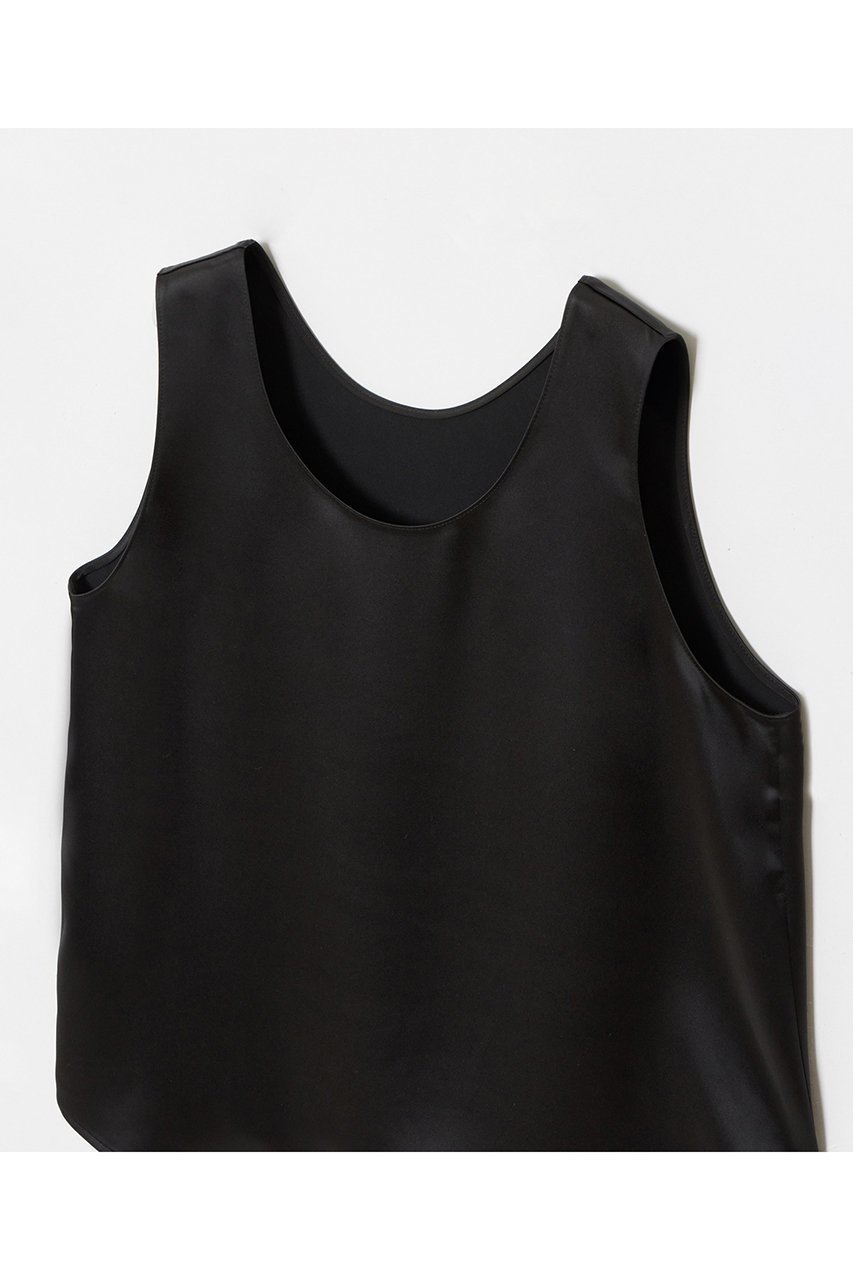 【アルアバイル/allureville】のサテンタンクブラウス 人気、トレンドファッション・服の通販 founy(ファニー) 　ファッション　Fashion　レディースファッション　Fashion for Women　トップス・カットソー　Cut & Sew Tops　キャミソール&ノースリーブ　Camisoles & Sleeveless Tops　シャツ・ブラウス・オフィスカジュアル　Elegant Blouses & Button-Ups　インナー　Innerwear　エレガント 上品　Elegant　サテン　Satin, Glossy Fabric　シンプル　Simple, Minimal　ジャケット　Jacket, Outerwear　タンク　Tank Top, Sleeveless Top　ノースリーブ　Sleeveless, No-Sleeve　ブルゾン　Blouson, Bomber Jacket　other-3|ID: prp329100004497703 ipo3291000000032906729