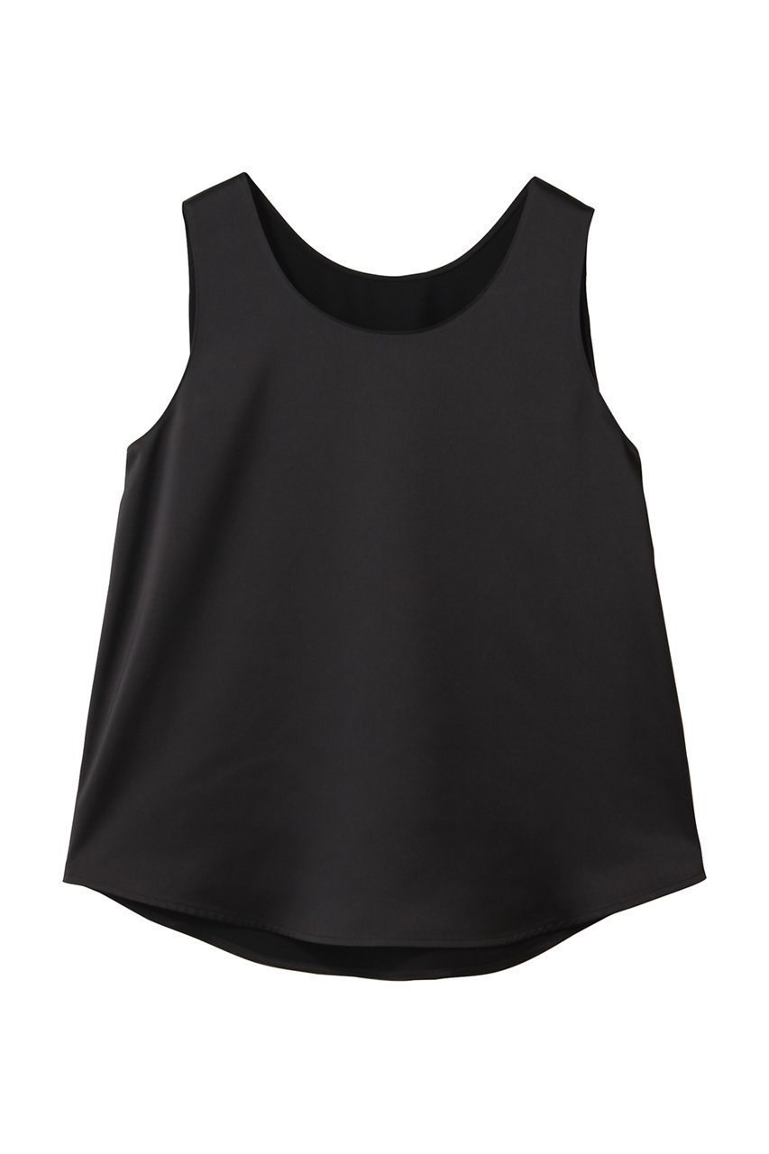 【アルアバイル/allureville】のサテンタンクブラウス インテリア・キッズ・メンズ・レディースファッション・服の通販 founy(ファニー) 　ファッション　Fashion　レディースファッション　Fashion for Women　トップス・カットソー　Cut & Sew Tops　キャミソール&ノースリーブ　Camisoles & Sleeveless Tops　シャツ・ブラウス・オフィスカジュアル　Elegant Blouses & Button-Ups　2026年　2026　おすすめ　Recommended / Our Picks　とろみ　Fluid, Flowy Fabric　インナー　Innerwear　サテン　Satin, Glossy Fabric　シンプル　Simple, Minimal　ジャケット　Jacket, Outerwear　セットアップ　Set-Up, Coordinated Outfit　タンク　Tank Top, Sleeveless Top　ノースリーブ　Sleeveless, No-Sleeve　リュクス　Luxury, Elegant, High-End, Chic　ワイド　Wide, Wide Fit　エレガント 上品　Elegant　夏　Summer　春　Spring　S/S・春夏　SS, Spring/Summer, Warm Season　ブラック|ID: prp329100004497703 ipo3291000000035576376