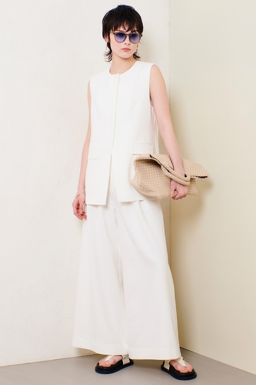 【アルアバイル/allureville】のリネン混ワイドパンツ 人気、トレンドファッション・服の通販 founy(ファニー) 　ファッション　Fashion　レディースファッション　Fashion for Women　パンツ　Pants & Trousers　おすすめ　Recommended / Our Picks　リネン　Linen, Linen Fabric　ワイド　Wide, Wide Fit　エレガント 上品　Elegant　再入荷　Restock / Back in Stock　other-5|ID: prp329100004497705 ipo3291000000032707616
