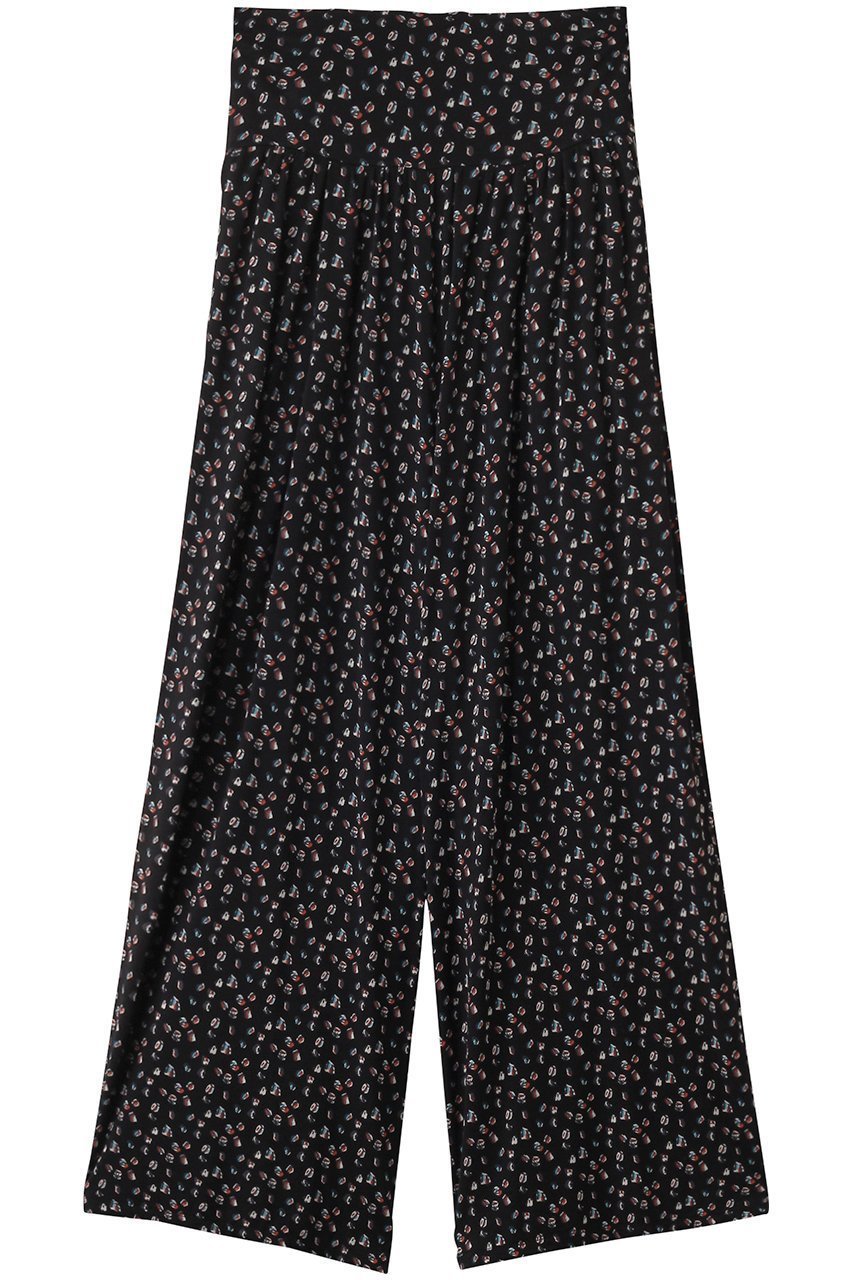 【スリー ドッツ/three dots】のトラベルライン フォールドオーバーパンツ インテリア・キッズ・メンズ・レディースファッション・服の通販 founy(ファニー) 　ファッション　Fashion　レディースファッション　Fashion for Women　パンツ　Pants & Trousers　トラベル　Travel, Travel Gear　エレガント 上品　Elegant　旅行　Travel　ブラックマルチ|ID: prp329100004497709 ipo3291000000035418712