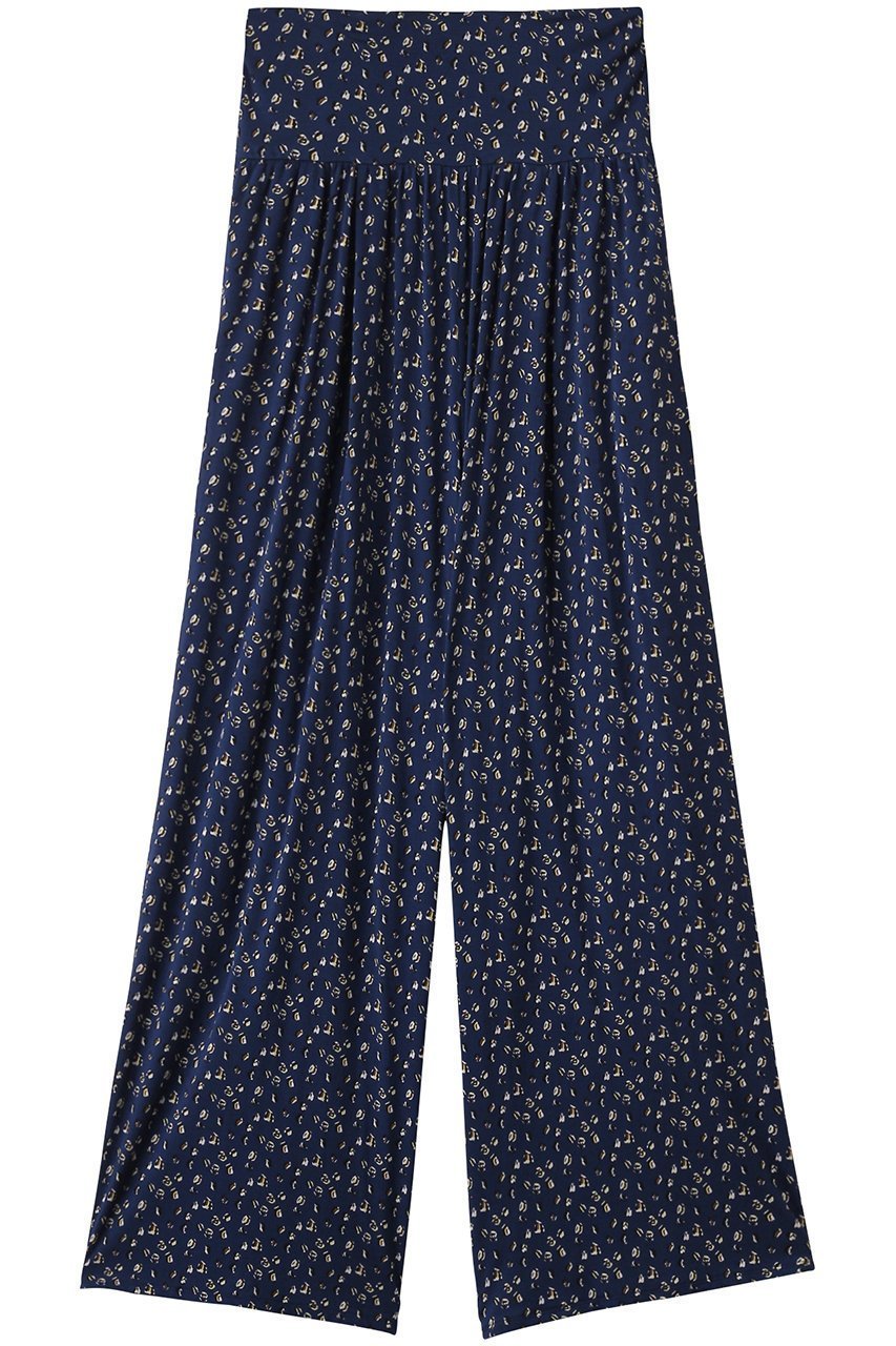 【スリー ドッツ/three dots】のトラベルライン フォールドオーバーパンツ インテリア・キッズ・メンズ・レディースファッション・服の通販 founy(ファニー) 　ファッション　Fashion　レディースファッション　Fashion for Women　パンツ　Pants & Trousers　トラベル　Travel, Travel Gear　エレガント 上品　Elegant　旅行　Travel　ブルーマルチ|ID: prp329100004497709 ipo3291000000035418713