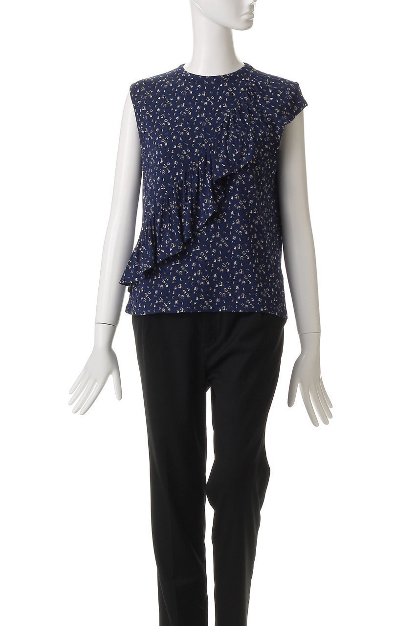 【スリー ドッツ/three dots】のトラベルライン ラッフルタンク 人気、トレンドファッション・服の通販 founy(ファニー) 　ファッション　Fashion　レディースファッション　WOMEN　トップス・カットソー　Tops/Tshirt　キャミソール / ノースリーブ　No Sleeves　シャツ/ブラウス　Shirts/Blouses　ロング / Tシャツ　T-Shirts　カットソー　Cut and Sewn　おすすめ　Recommend　キャミソール　Camisole　セットアップ　Set Up　タンク　Tank　トラベル　Travel　フロント　Front　ラッフル　Raffle　NEW・新作・新着・新入荷　New Arrivals　other-2|ID: prp329100004497711 ipo3291000000031729310